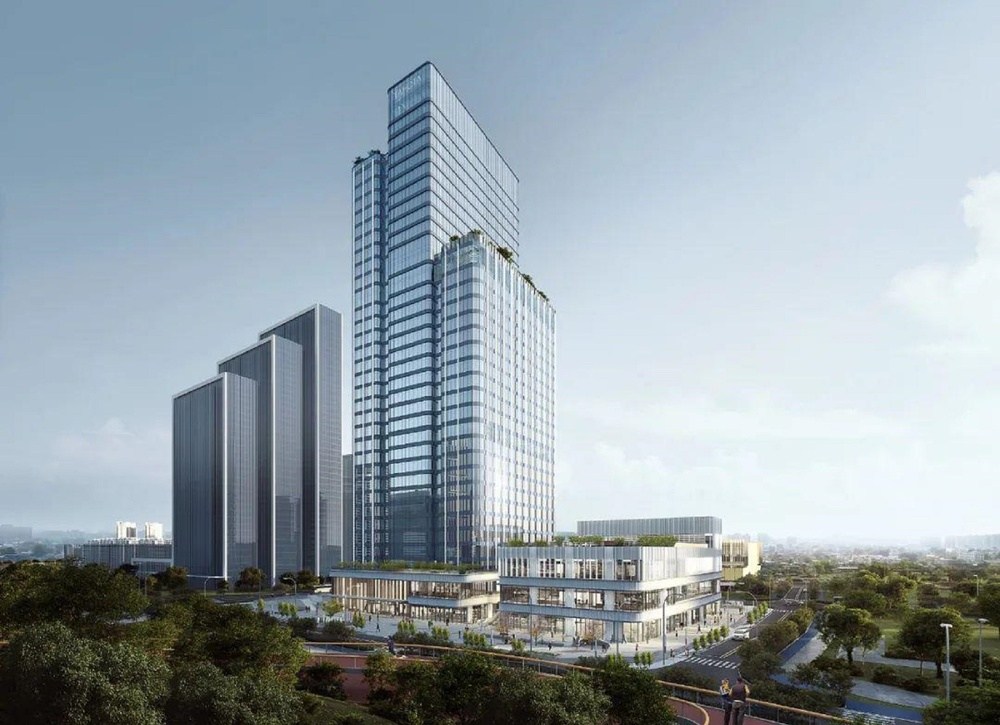 泰和泰中心外立面图